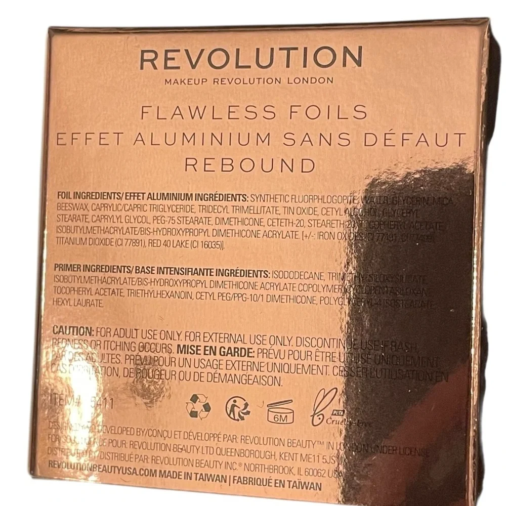 REVOLUTION Flawless Foils Eye Foil‎ Intensifying Primer Metallic REBOUND New